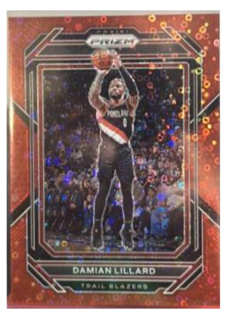 2022-23 Panini Prizm Base Set Damian Lillard #62 card