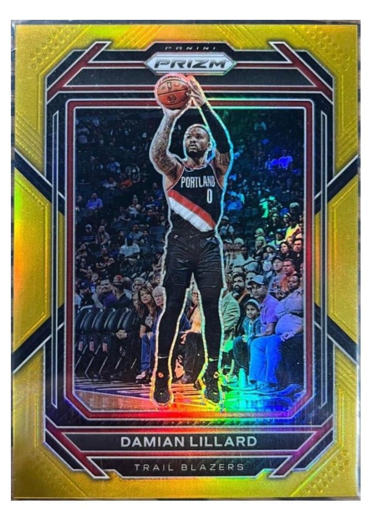 2022-23 Panini Prizm Base Set Damian Lillard #62 card