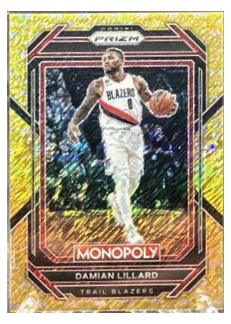 2022-23 Panini Prizm Base Set Damian Lillard #62 card