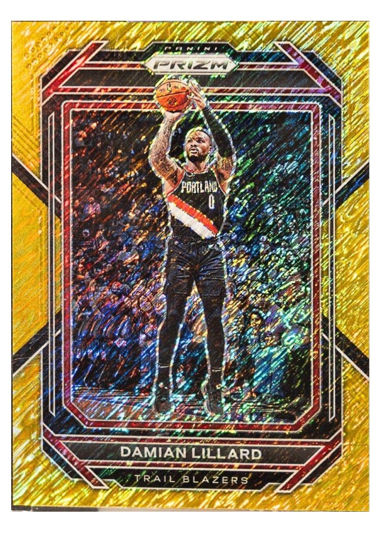 2022-23 Panini Prizm Base Set Damian Lillard #62 card