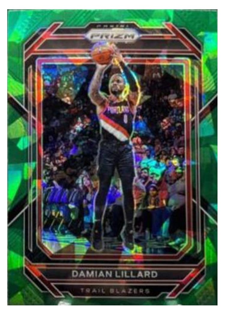 2022-23 Panini Prizm Base Set Damian Lillard #62 card