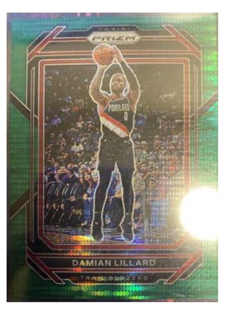 2022-23 Panini Prizm Base Set Damian Lillard #62 card