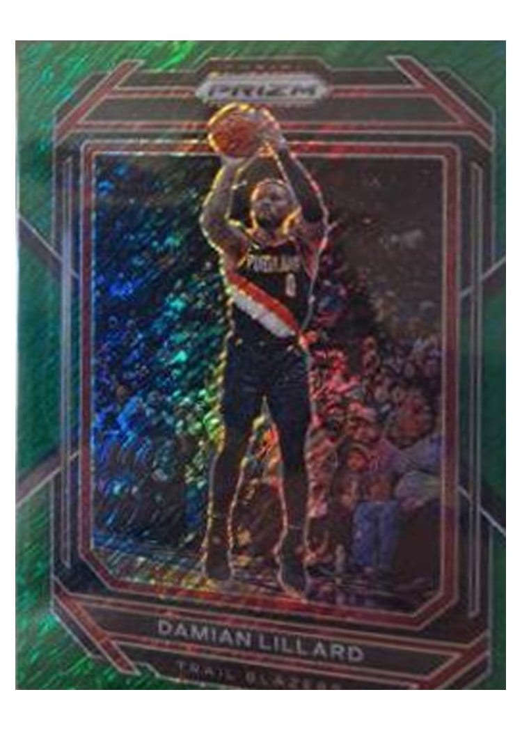 2022-23 Panini Prizm Base Set Damian Lillard #62 card
