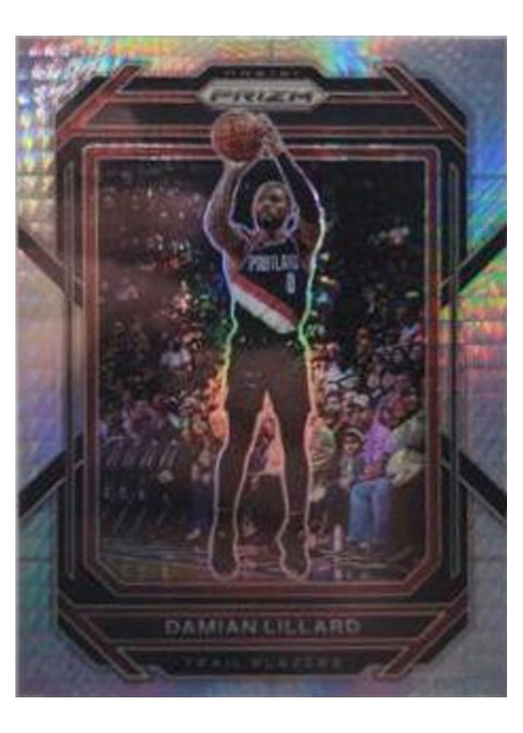 2022-23 Panini Prizm Base Set Damian Lillard #62 card