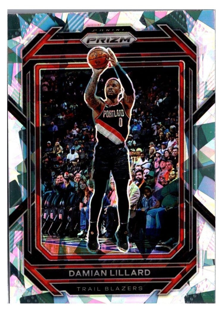 2022-23 Panini Prizm Base Set Damian Lillard #62 card