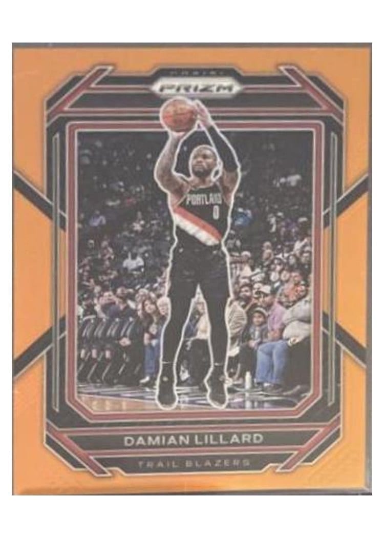 2022-23 Panini Prizm Base Set Damian Lillard #62 card