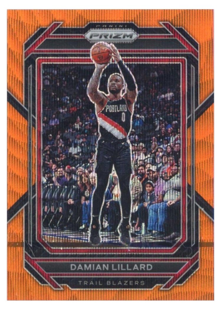2022-23 Panini Prizm Base Set Damian Lillard #62 card
