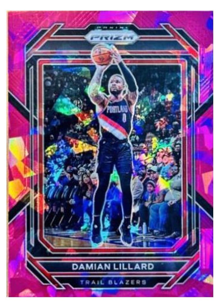 2022-23 Panini Prizm Base Set Damian Lillard #62 card