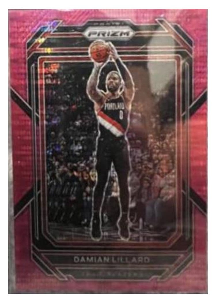 2022-23 Panini Prizm Base Set Damian Lillard #62 card