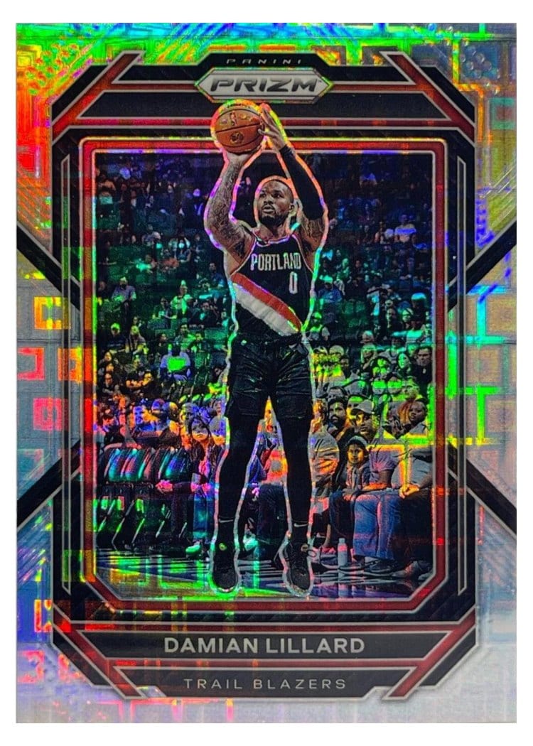 2022-23 Panini Prizm Base Set Damian Lillard #62 card