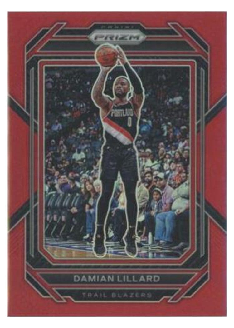 2022-23 Panini Prizm Base Set Damian Lillard #62 card