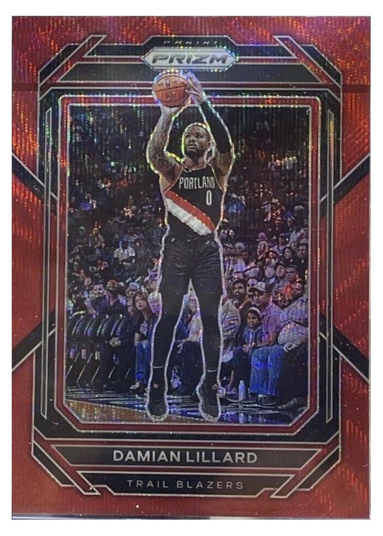 2022-23 Panini Prizm Base Set Damian Lillard #62 card
