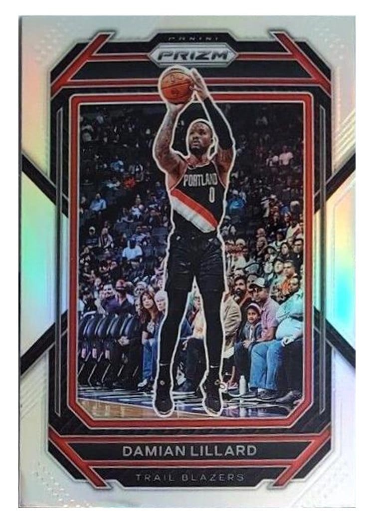 2022-23 Panini Prizm Base Set Damian Lillard #62 card