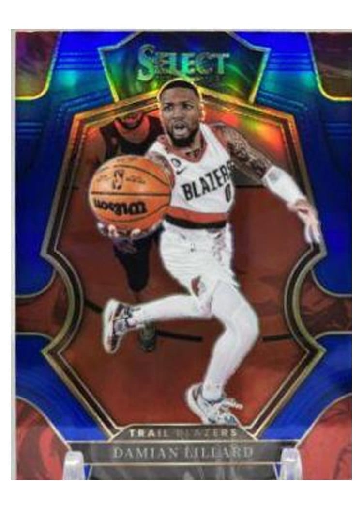 2022-23 Panini Select Base Set Damian Lillard #107 card