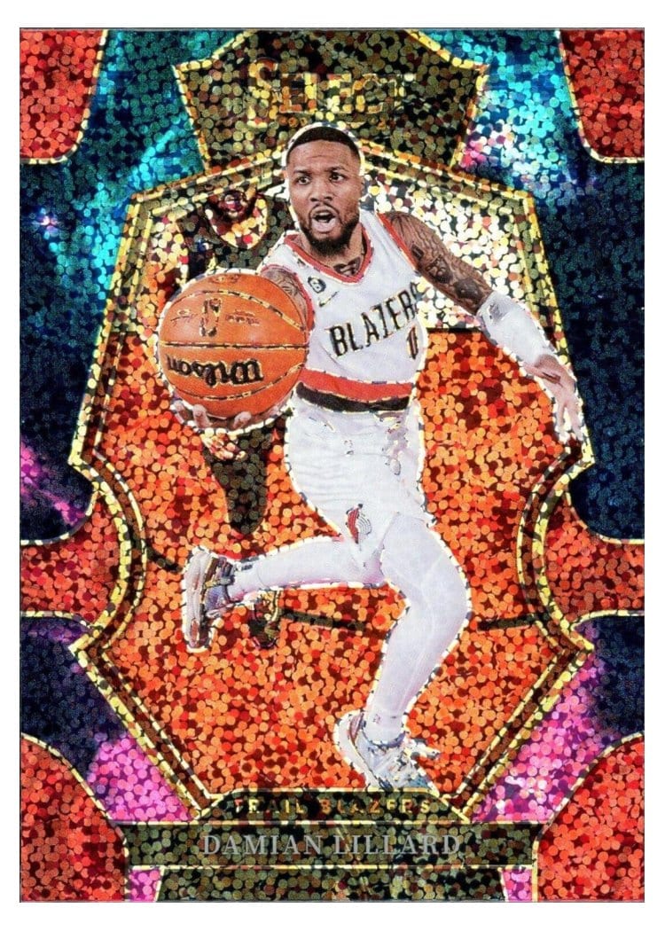 2022-23 Panini Select Base Set Damian Lillard #107 card