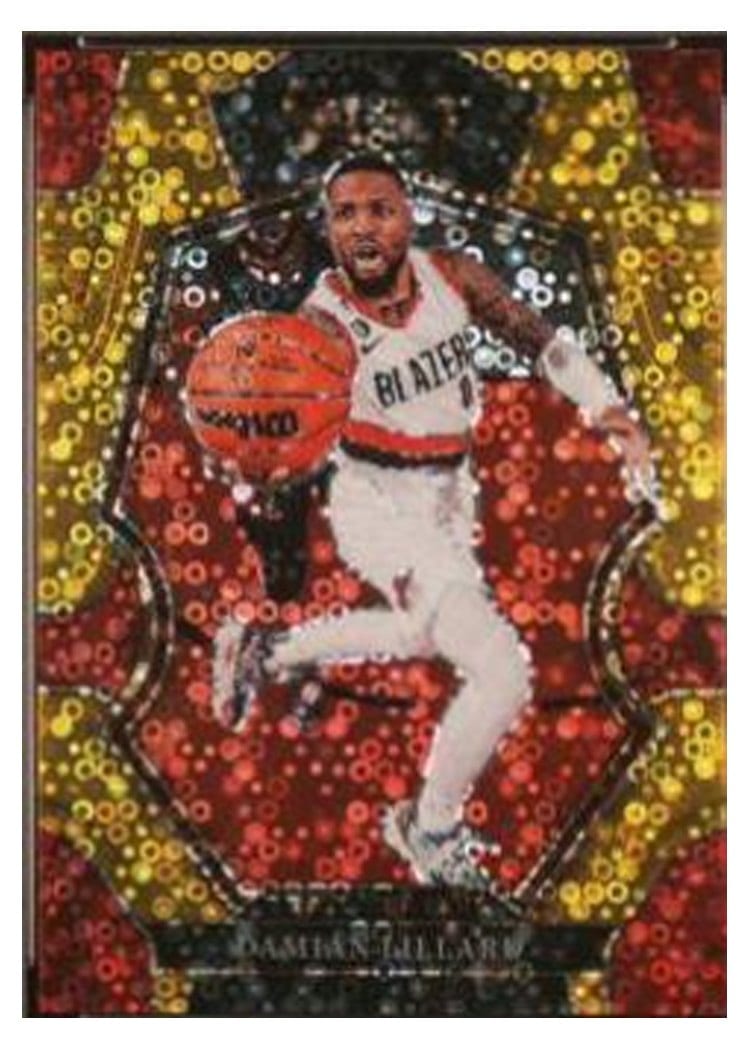 2022-23 Panini Select Base Set Damian Lillard #107 card