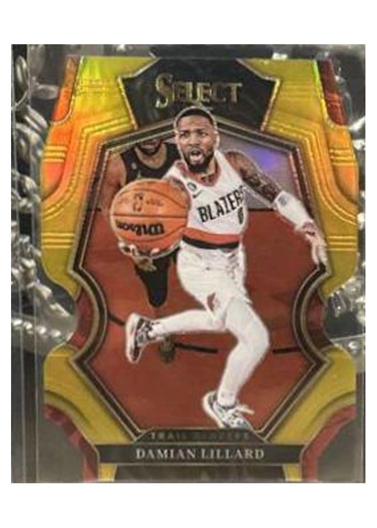 2022-23 Panini Select Base Set Damian Lillard #107 card