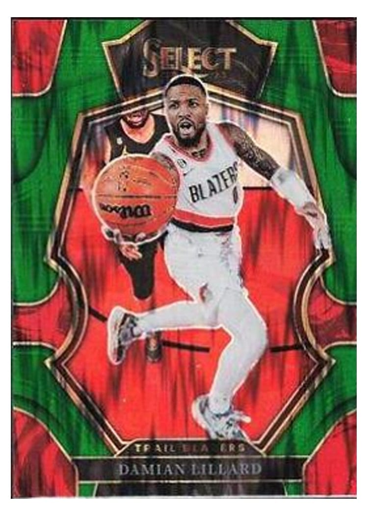 2022-23 Panini Select Base Set Damian Lillard #107 card