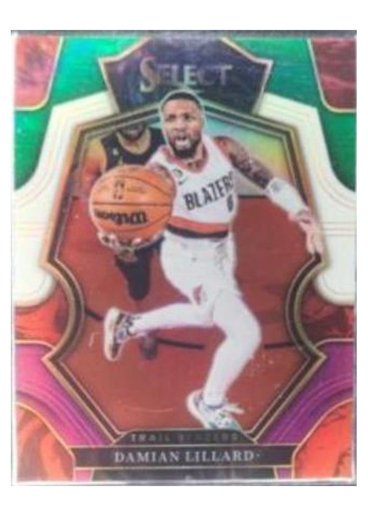 2022-23 Panini Select Base Set Damian Lillard #107 card