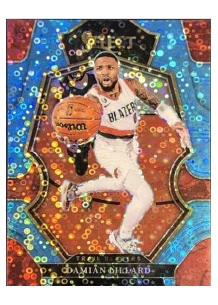 2022-23 Panini Select Base Set Damian Lillard #107 card