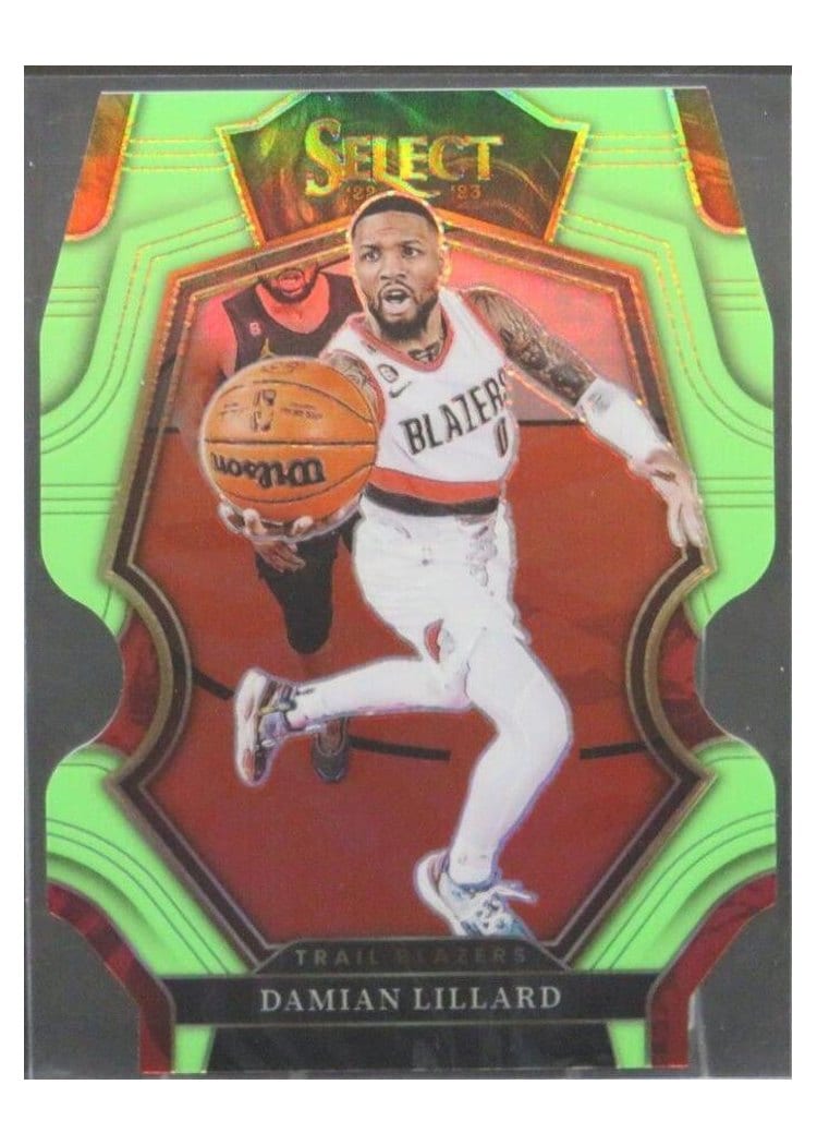 2022-23 Panini Select Base Set Damian Lillard #107 card