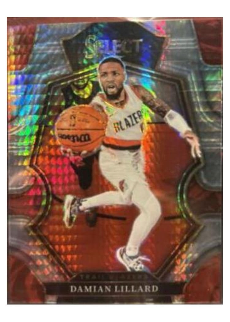 2022-23 Panini Select Base Set Damian Lillard #107 card