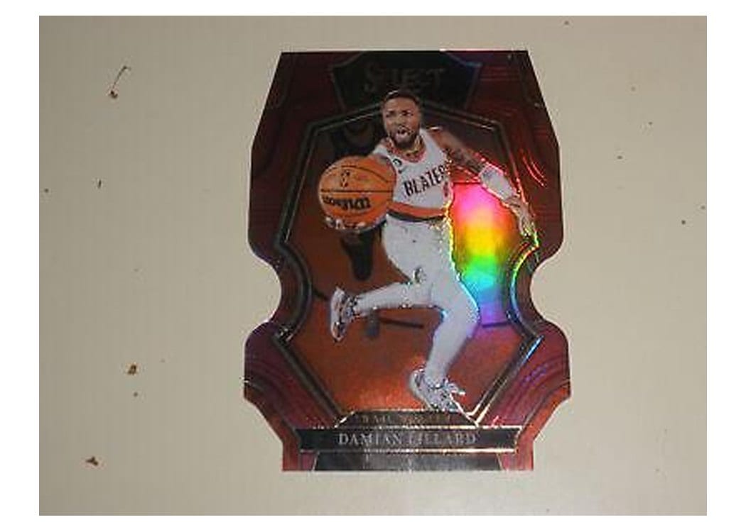2022-23 Panini Select Base Set Damian Lillard #107 card