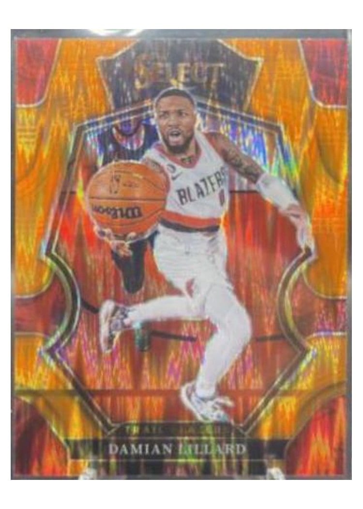 2022-23 Panini Select Base Set Damian Lillard #107 card