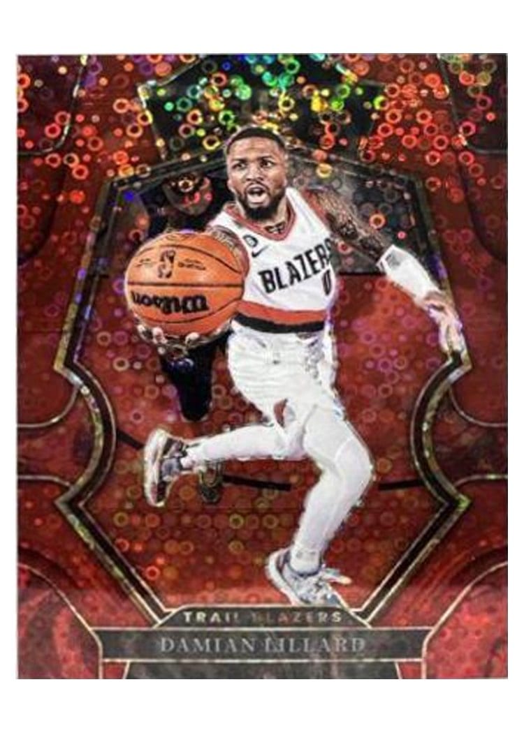 2022-23 Panini Select Base Set Damian Lillard #107 card