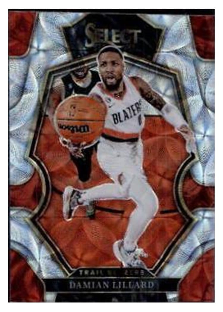 2022-23 Panini Select Base Set Damian Lillard #107 card