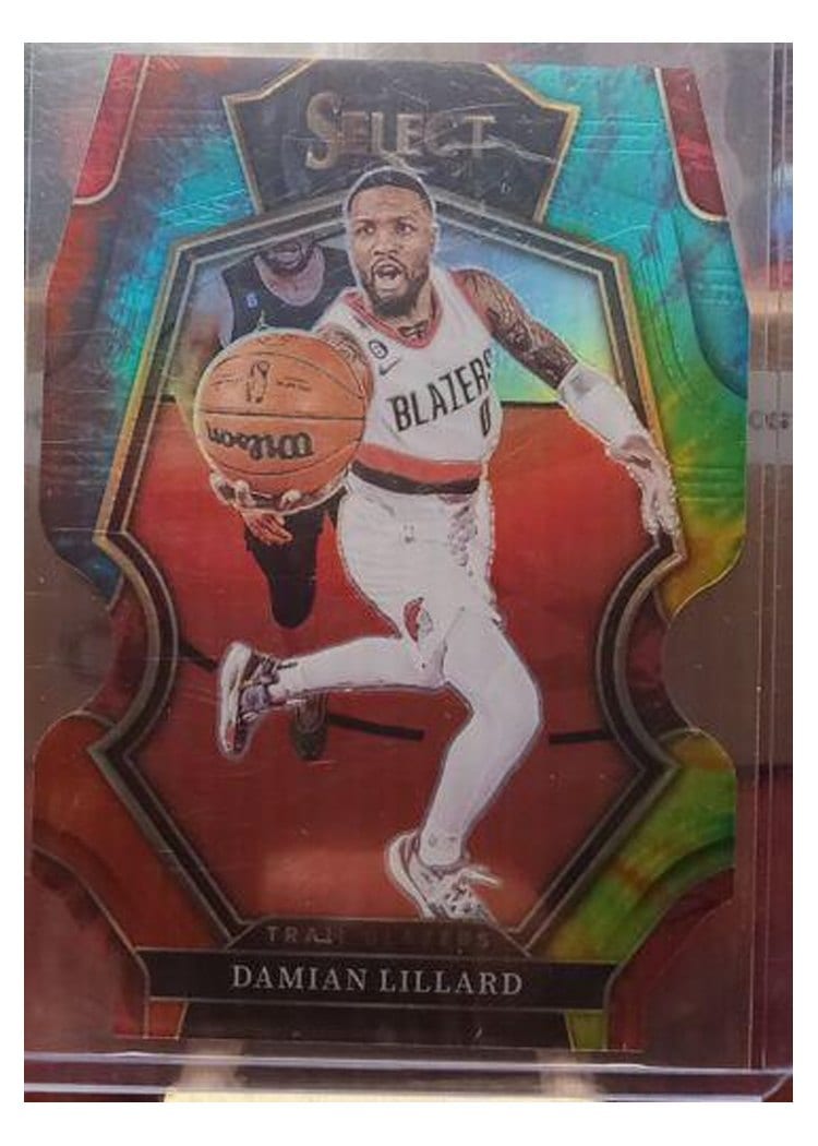 2022-23 Panini Select Base Set Damian Lillard #107 card