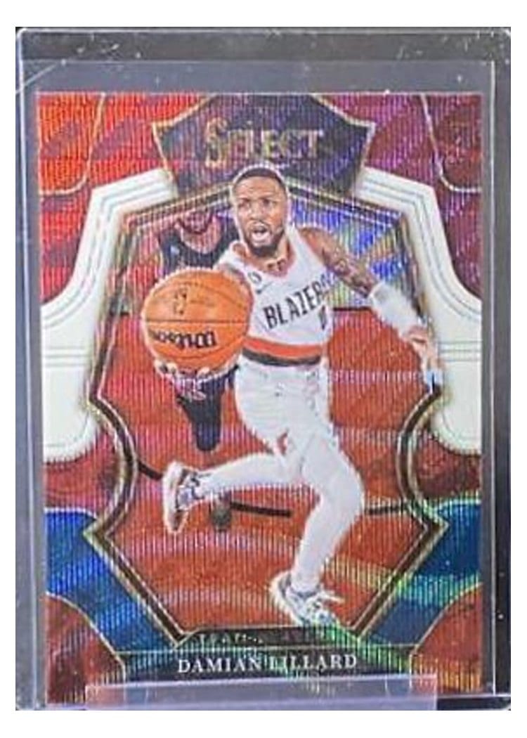 2022-23 Panini Select Base Set Damian Lillard #107 card