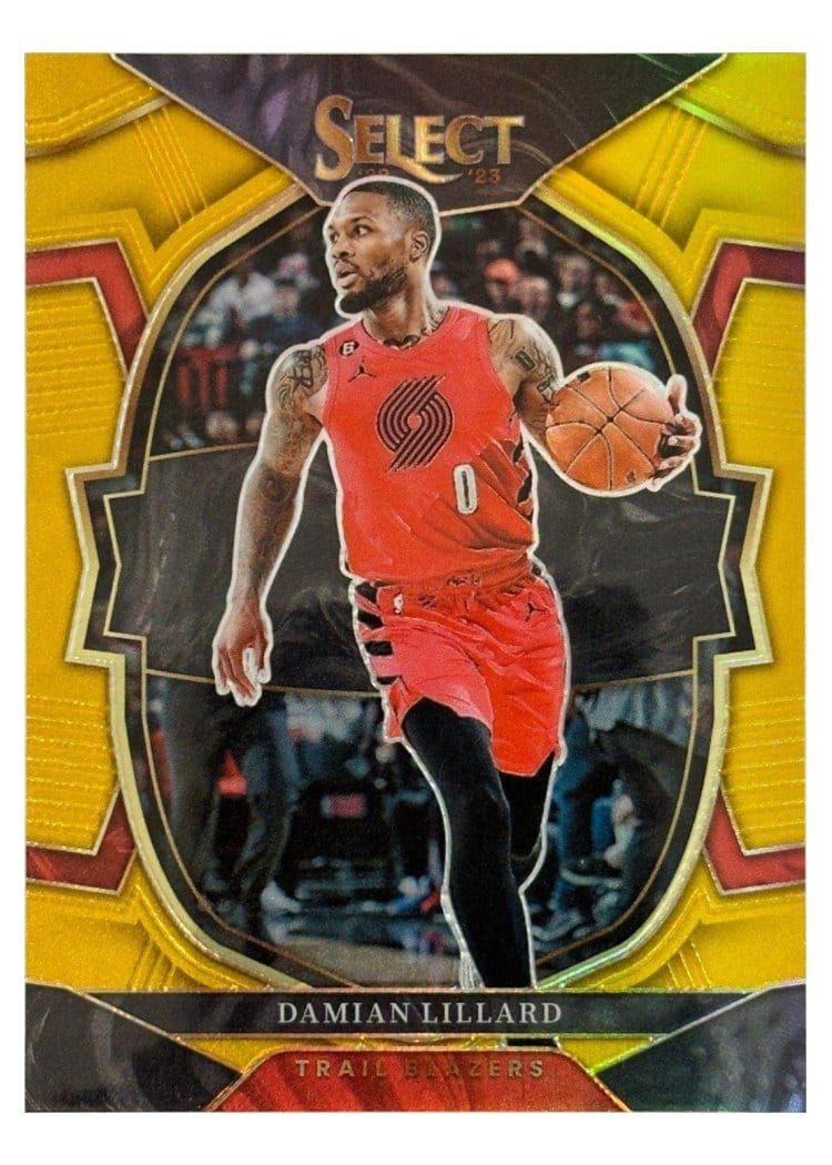 2022-23 Panini Select Base Set Damian Lillard #207 card
