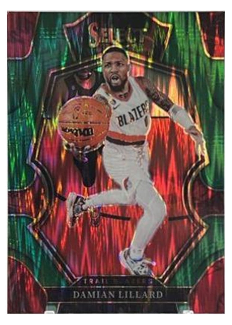 2022-23 Panini Select Base Set Damian Lillard #207 card