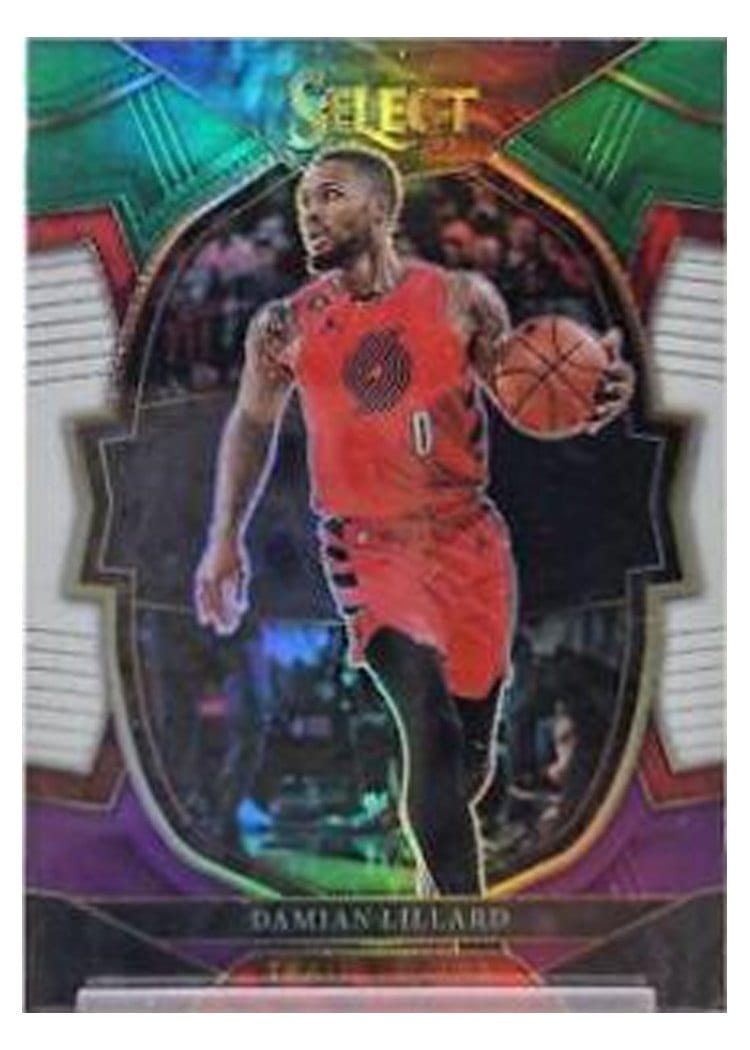 2022-23 Panini Select Base Set Damian Lillard #207 card