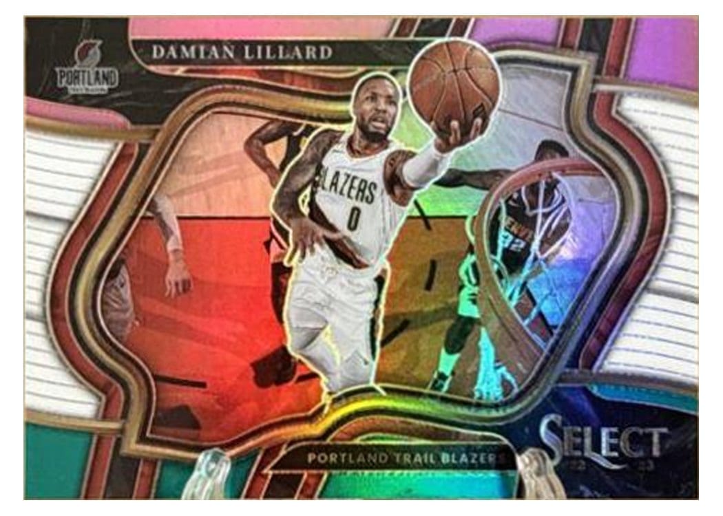 2022-23 Panini Select Base Set Damian Lillard #207 card