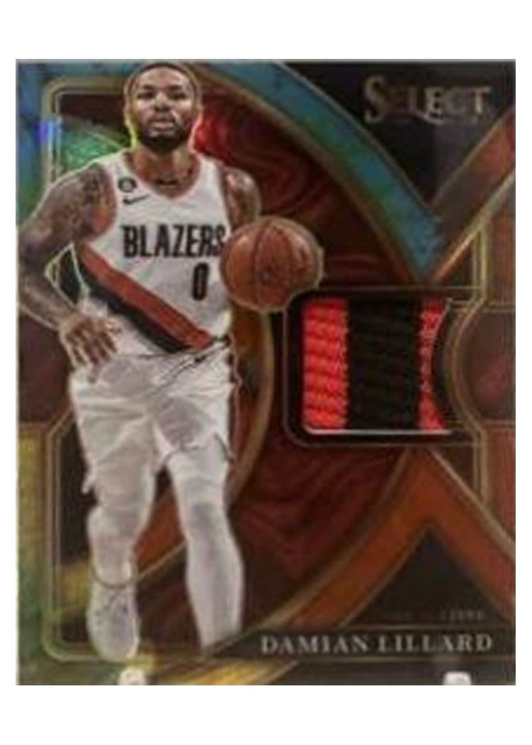 2022-23 Panini Select Base Set Damian Lillard #207 card