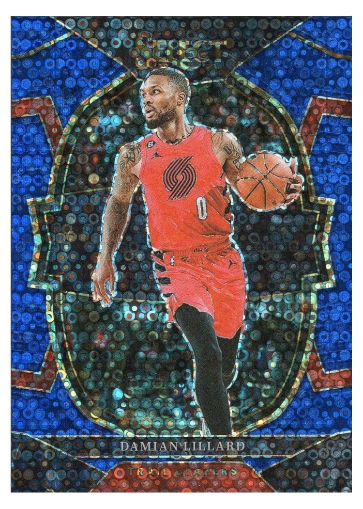 2022-23 Panini Select Base Set Damian Lillard #7 card