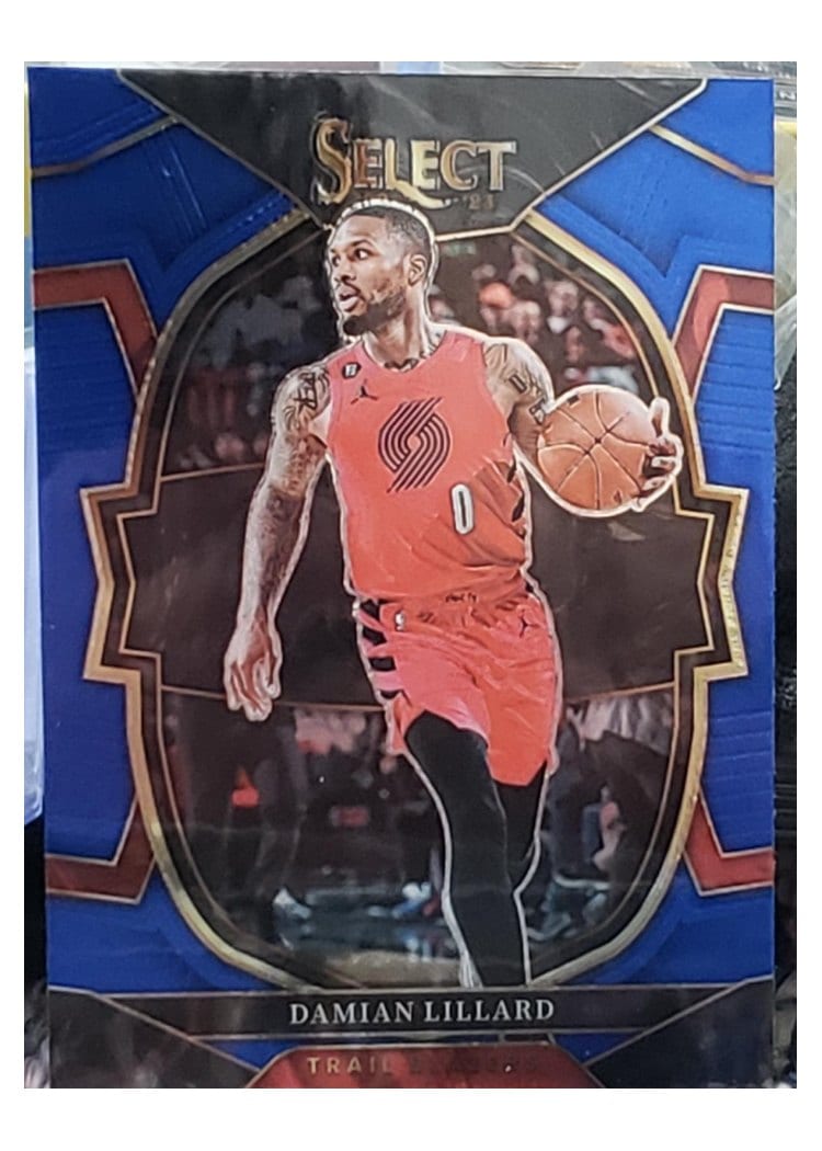 2022-23 Panini Select Base Set Damian Lillard #7 card