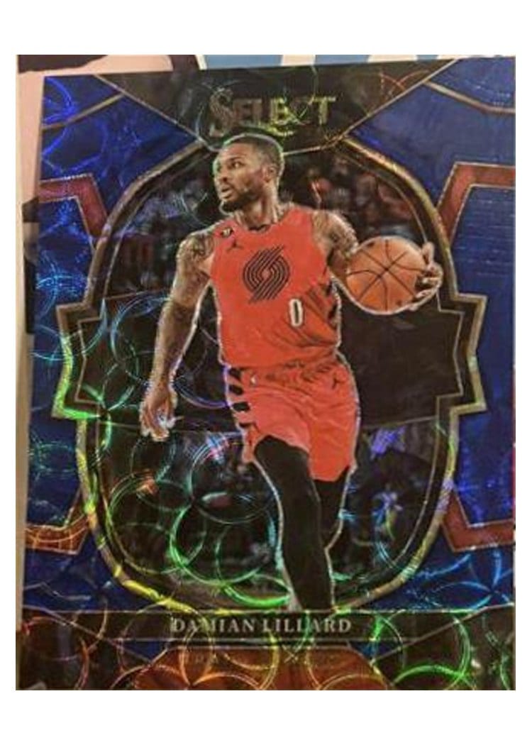 2022-23 Panini Select Base Set Damian Lillard #7 card