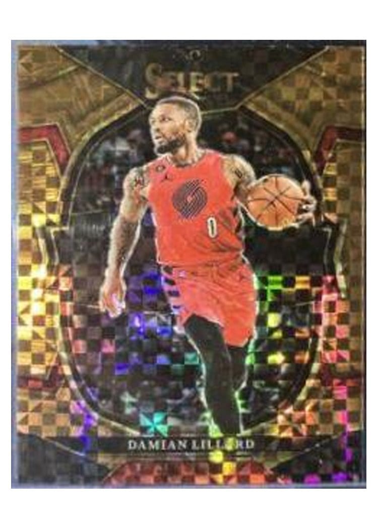 2022-23 Panini Select Base Set Damian Lillard #7 card