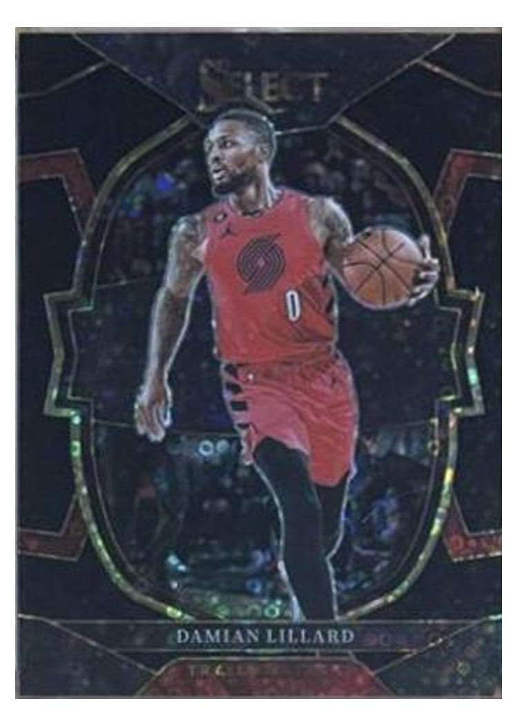 2022-23 Panini Select Base Set Damian Lillard #7 card