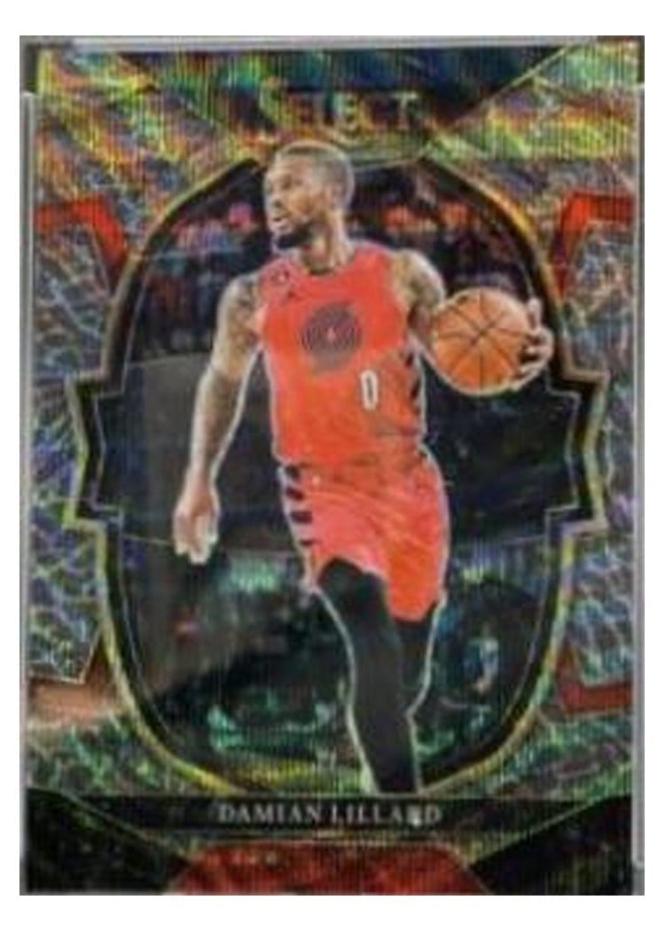 2022-23 Panini Select Base Set Damian Lillard #7 card