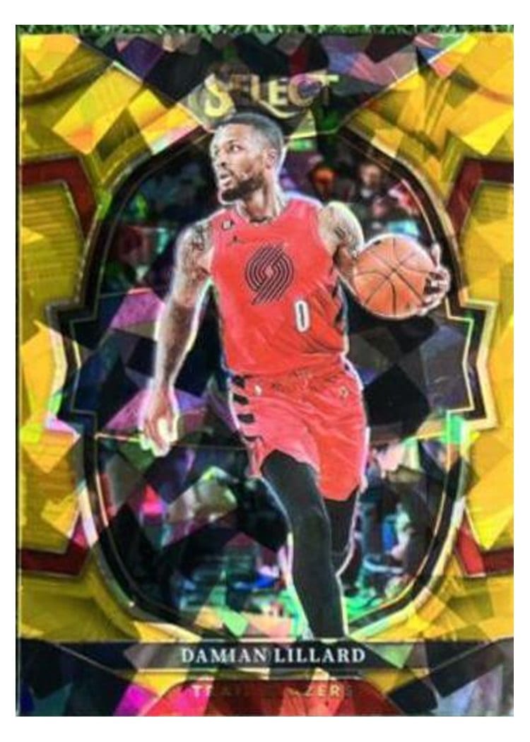 2022-23 Panini Select Base Set Damian Lillard #7 card