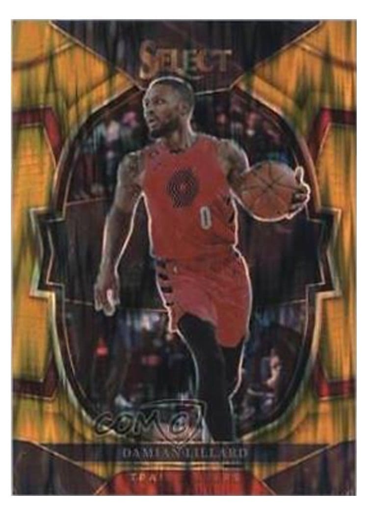 2022-23 Panini Select Base Set Damian Lillard #7 card