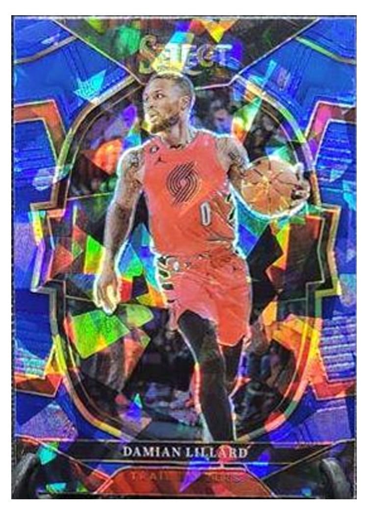 2022-23 Panini Select Base Set Damian Lillard #7 card
