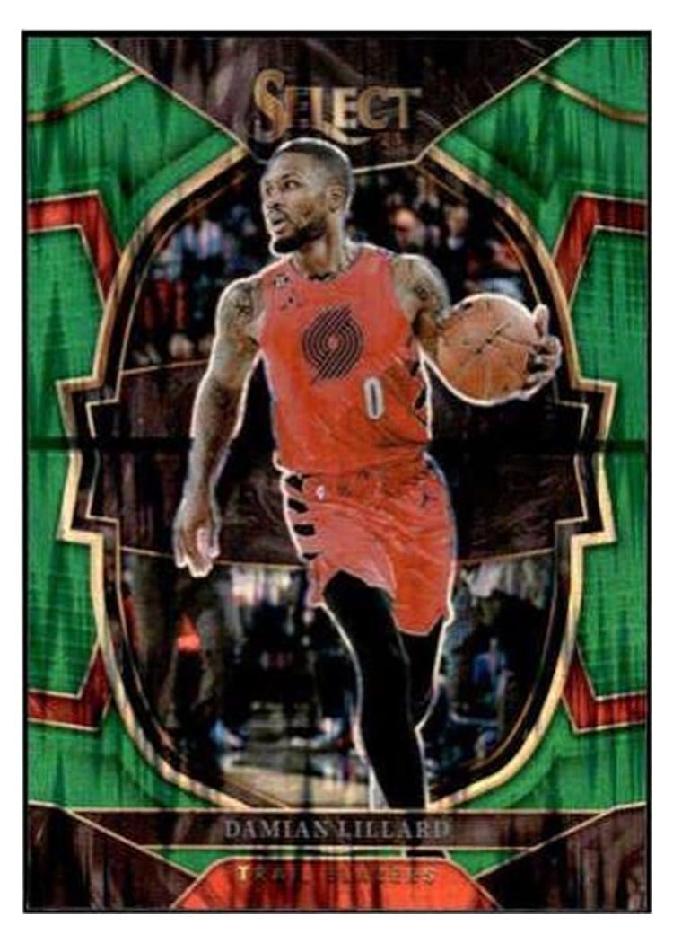 2022-23 Panini Select Base Set Damian Lillard #7 card
