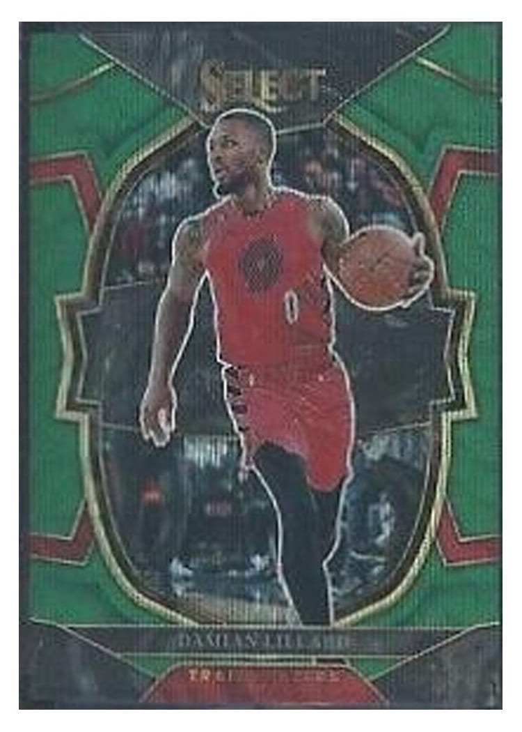 2022-23 Panini Select Base Set Damian Lillard #7 card