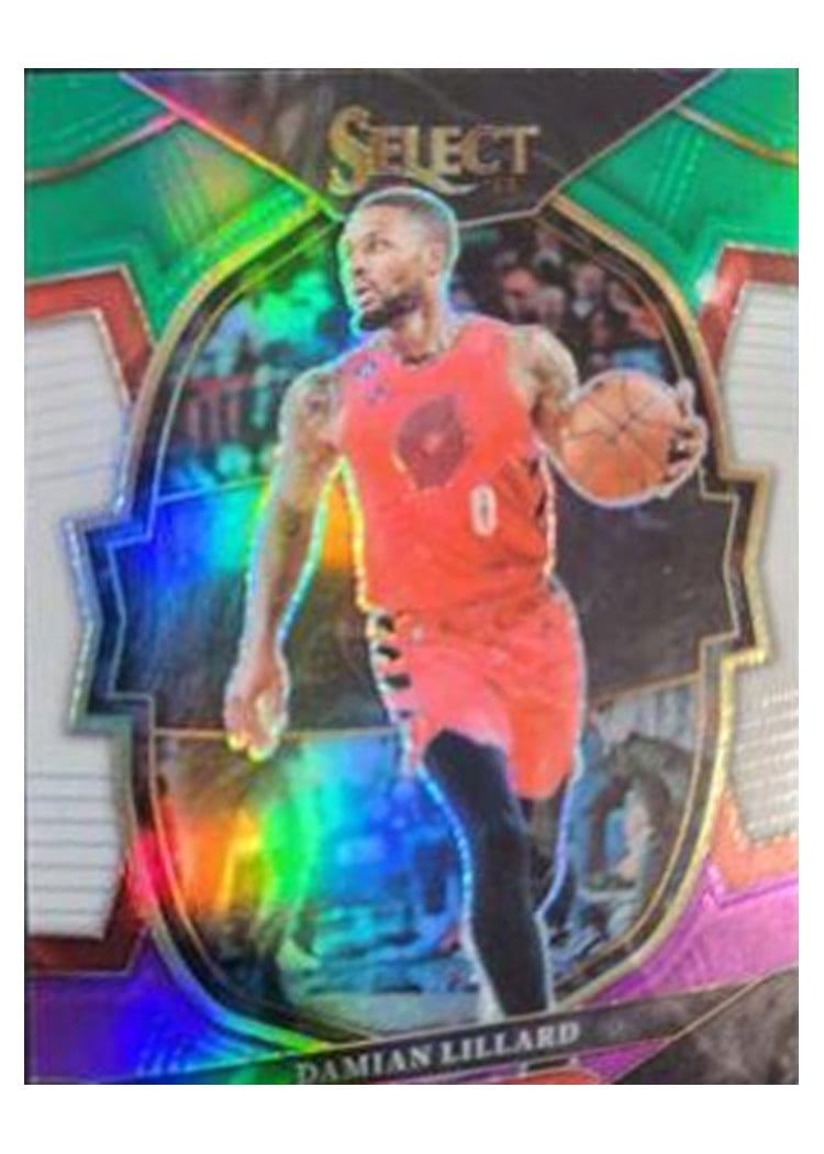 2022-23 Panini Select Base Set Damian Lillard #7 card