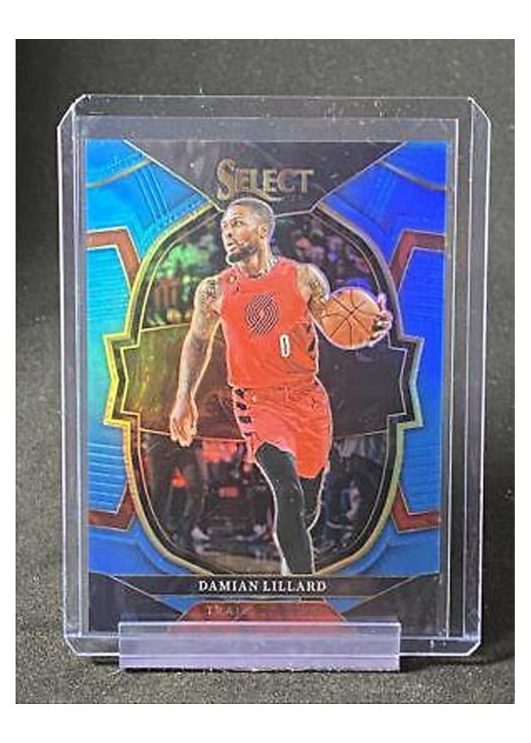 2022-23 Panini Select Base Set Damian Lillard #7 card
